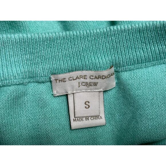 J Crew The Clare Cardigan Sweater Womens Size S Blue Long Sleeve Button Down - Picture 3 of 7